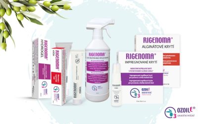 NOVINKA na urýchlenie hojenia rán a zápalov – línia RIGENOMA s OZOILE