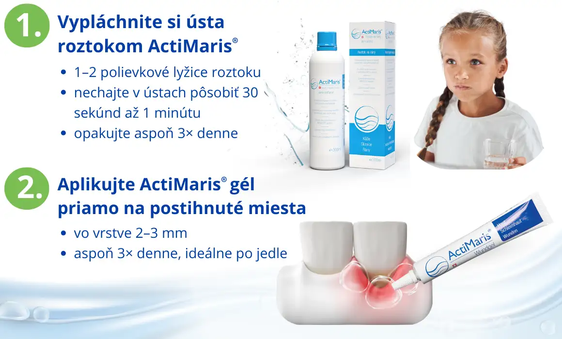 Návod ActiMaris Sensitive a Gel