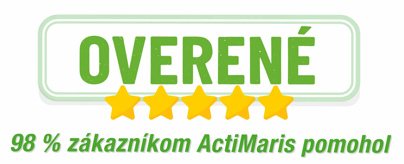 hodnotenie produktu actimaris