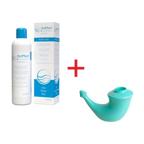 ActiMaris Sensitiv roztok 300 ml + Rhino Horn Kanvička