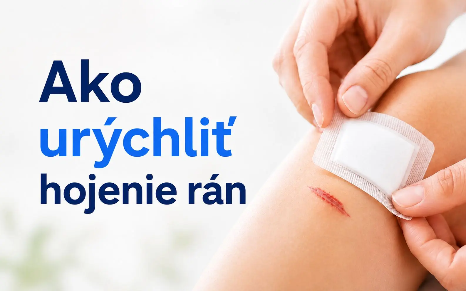 Ako urýchliť hojenie rán: čo&nbsp;pomáha a&nbsp;čomu sa vyhnúť