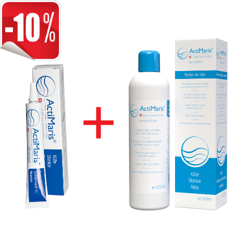 ActiMaris gel + roztok na rychlé hojení ran a zánětů u zvířat
