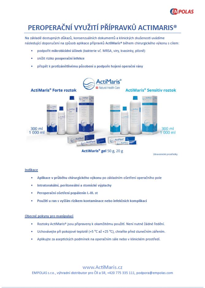 preoperacni-vyuziti-pro-lekare-actimaris Štúdie redukcie biofilmu s produktmi ActiMaris
